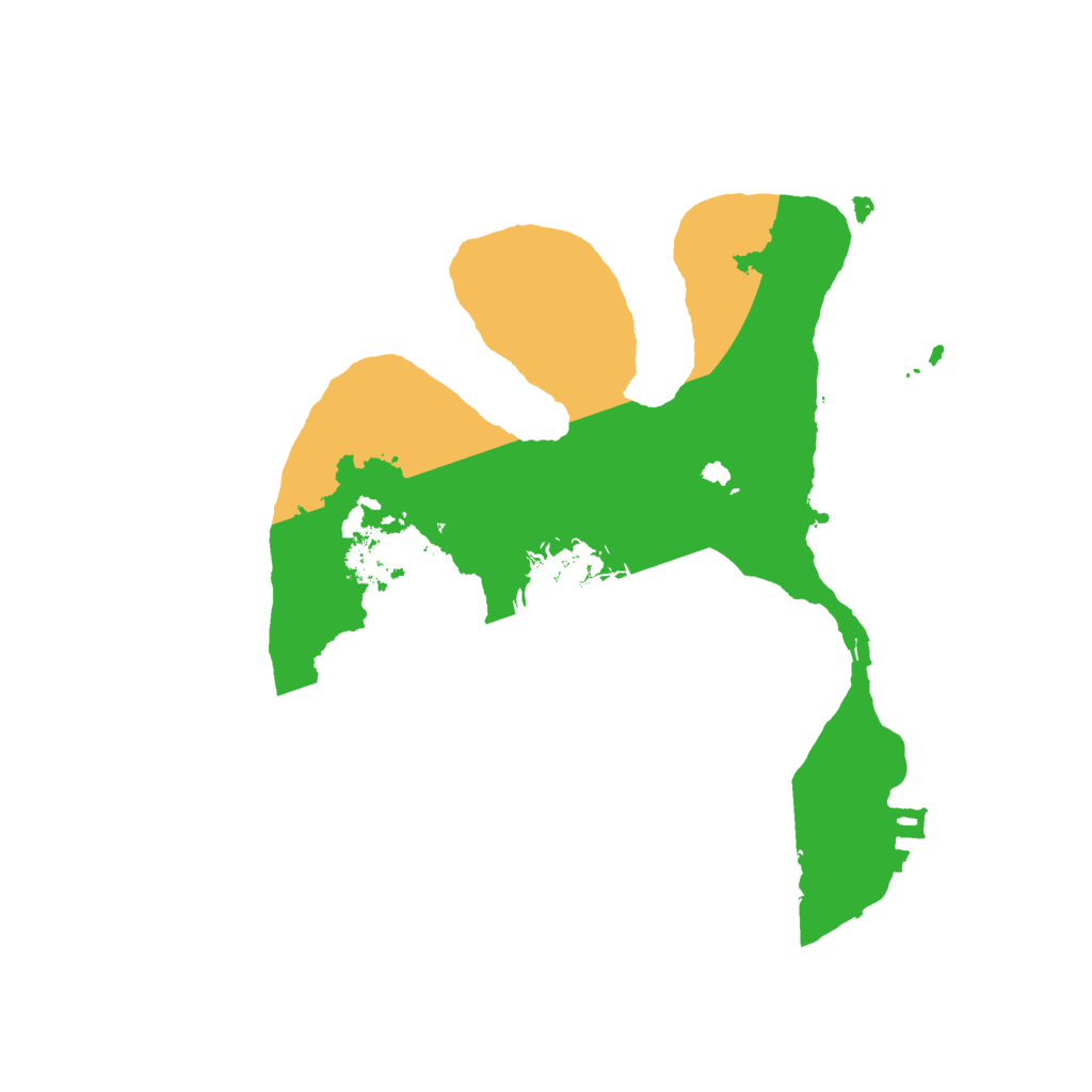Biome Rust Map: Procedural Map, Size: 2200, Seed: 2002707724