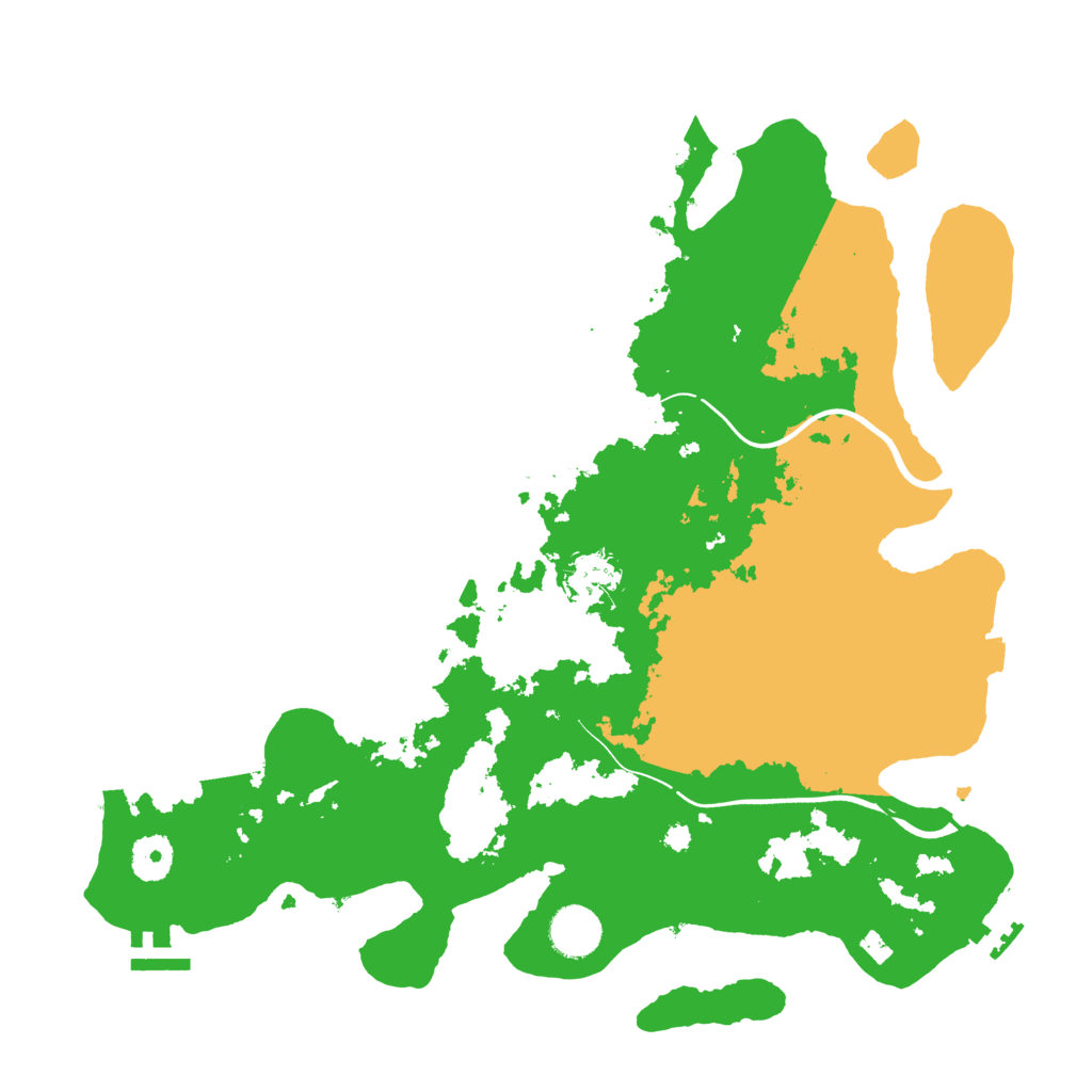 Biome Rust Map: Procedural Map, Size: 3700, Seed: 99152776