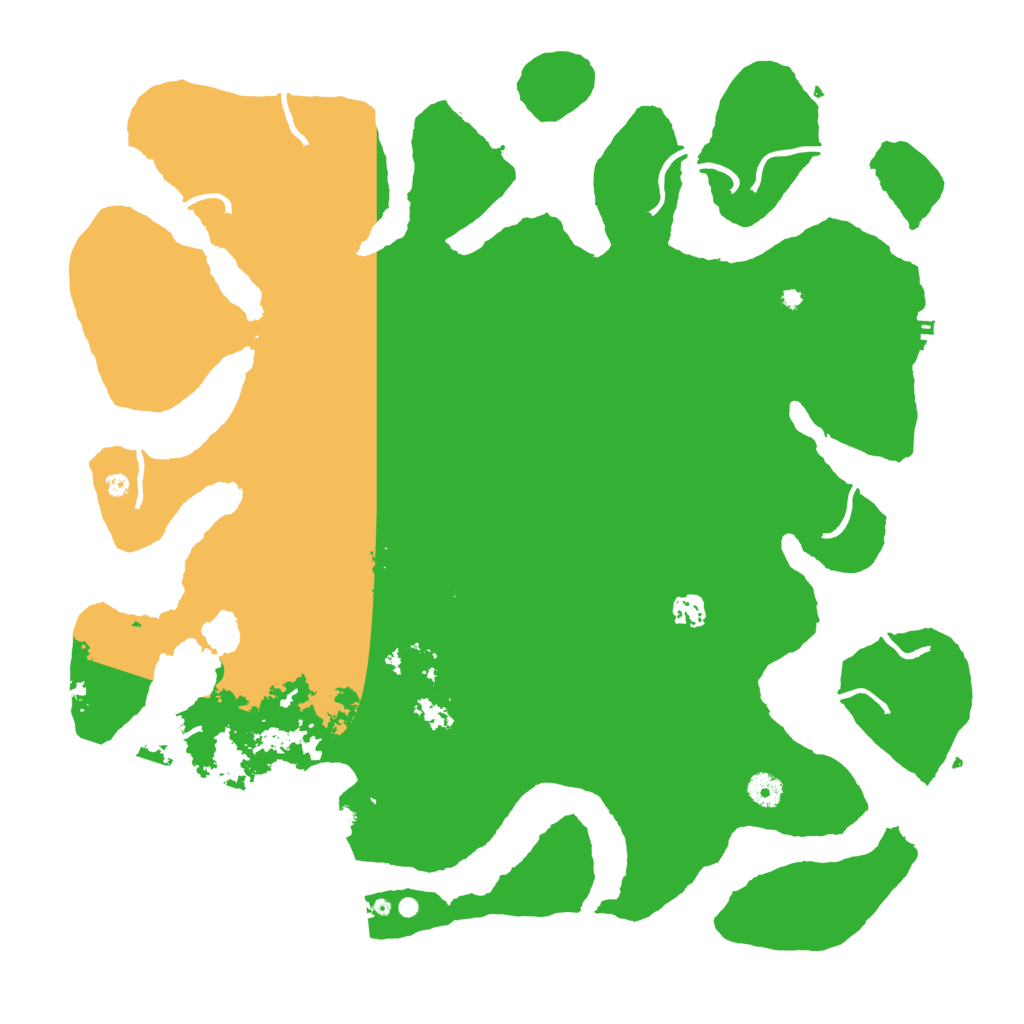 Biome Rust Map: Procedural Map, Size: 4500, Seed: 22211