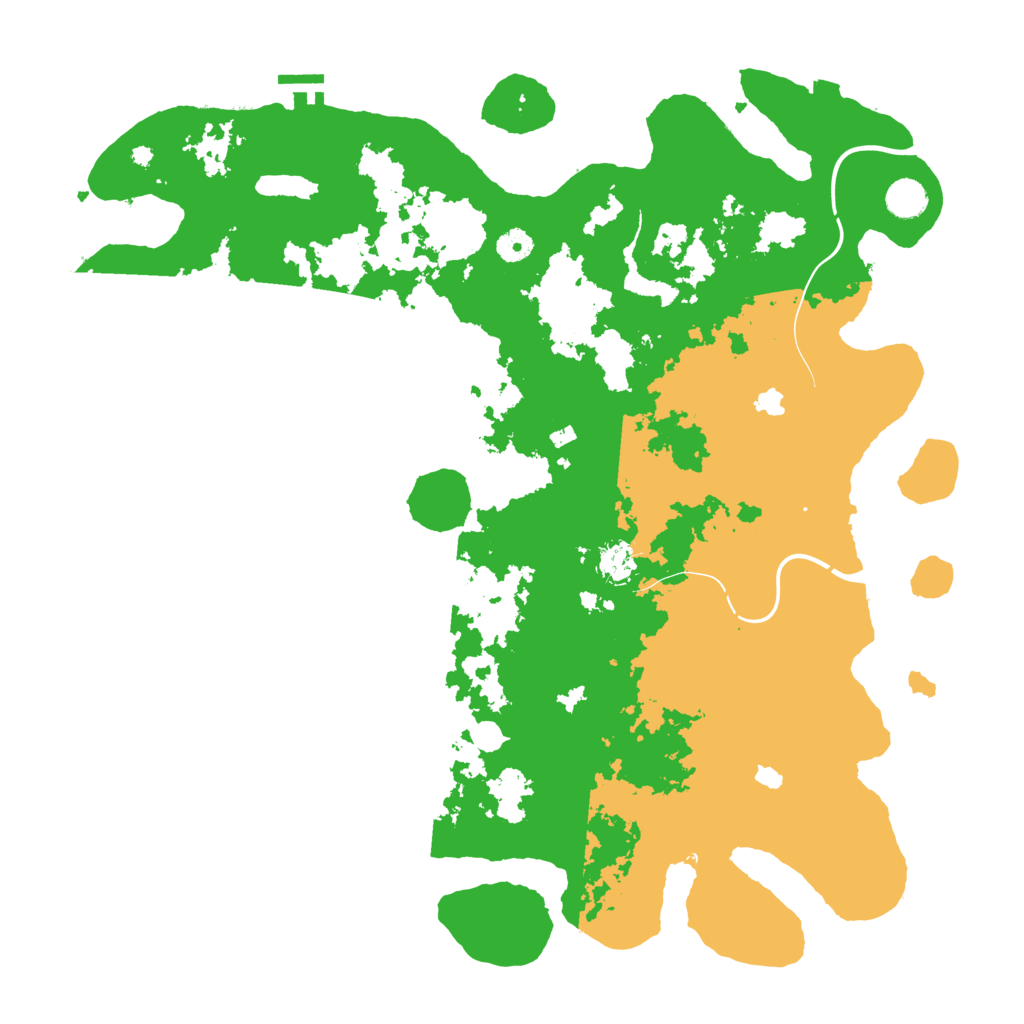 Biome Rust Map: Procedural Map, Size: 4500, Seed: 112211
