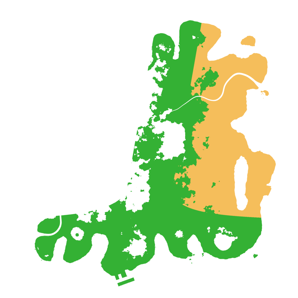 Biome Rust Map: Procedural Map, Size: 3500, Seed: 1337480640