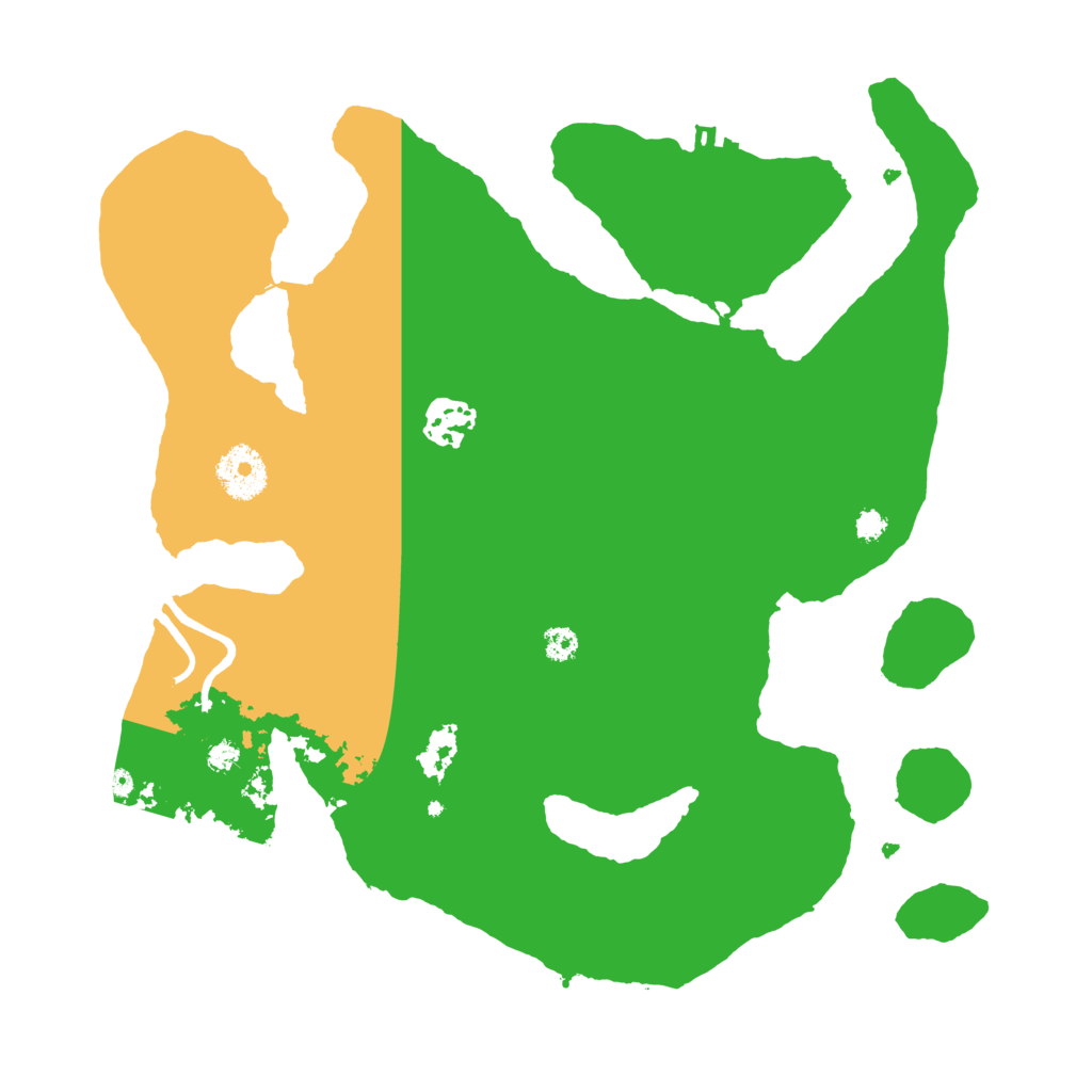 Biome Rust Map: Procedural Map, Size: 3200, Seed: 746877475