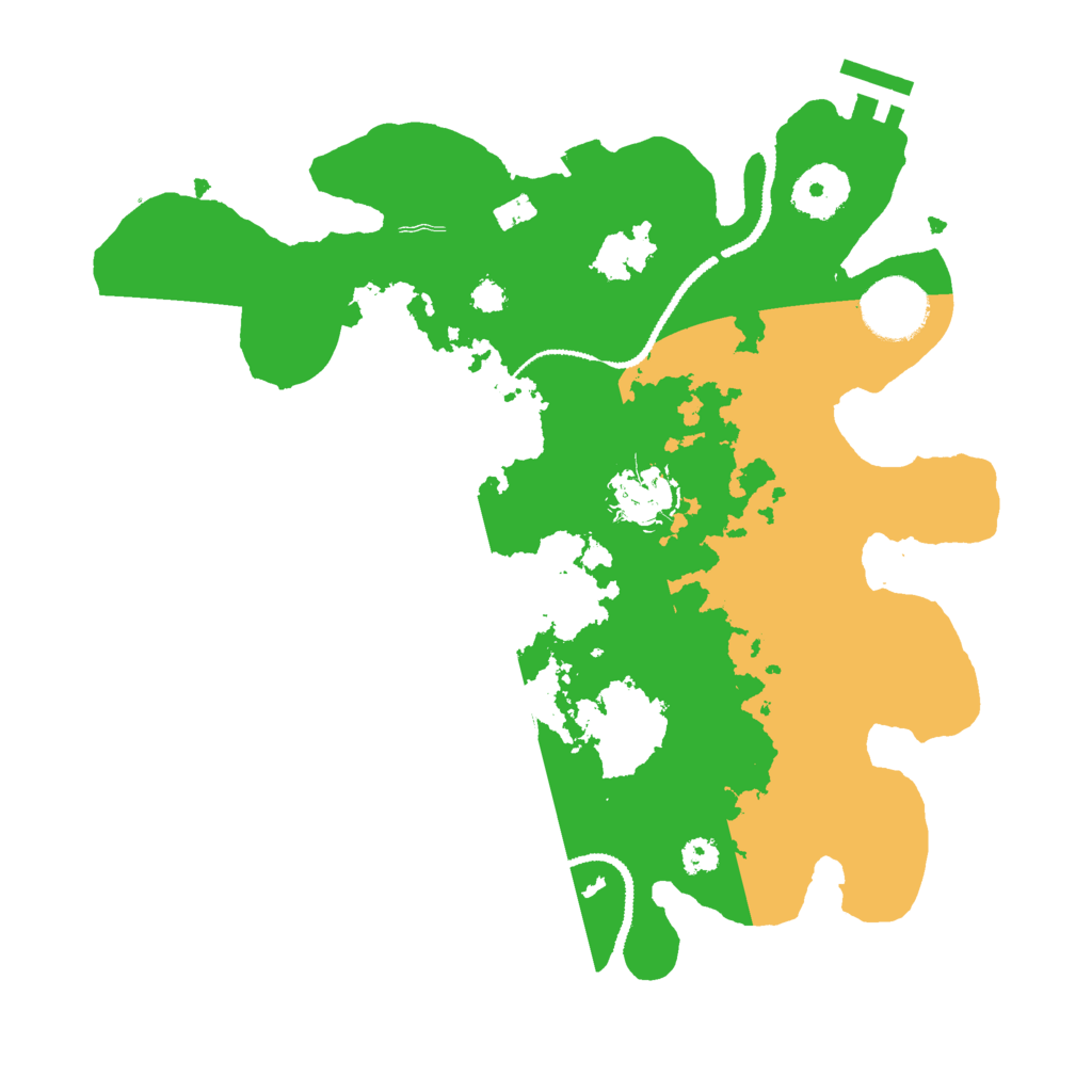 Biome Rust Map: Procedural Map, Size: 3000, Seed: 320863034