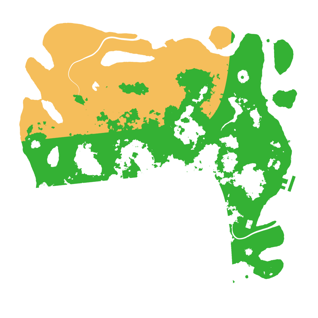 Biome Rust Map: Procedural Map, Size: 4000, Seed: 56421