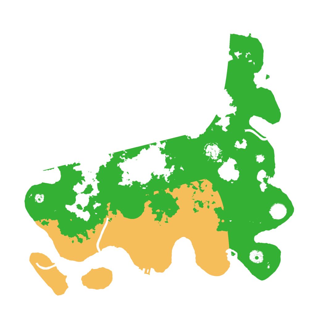 Biome Rust Map: Procedural Map, Size: 3500, Seed: 648452424