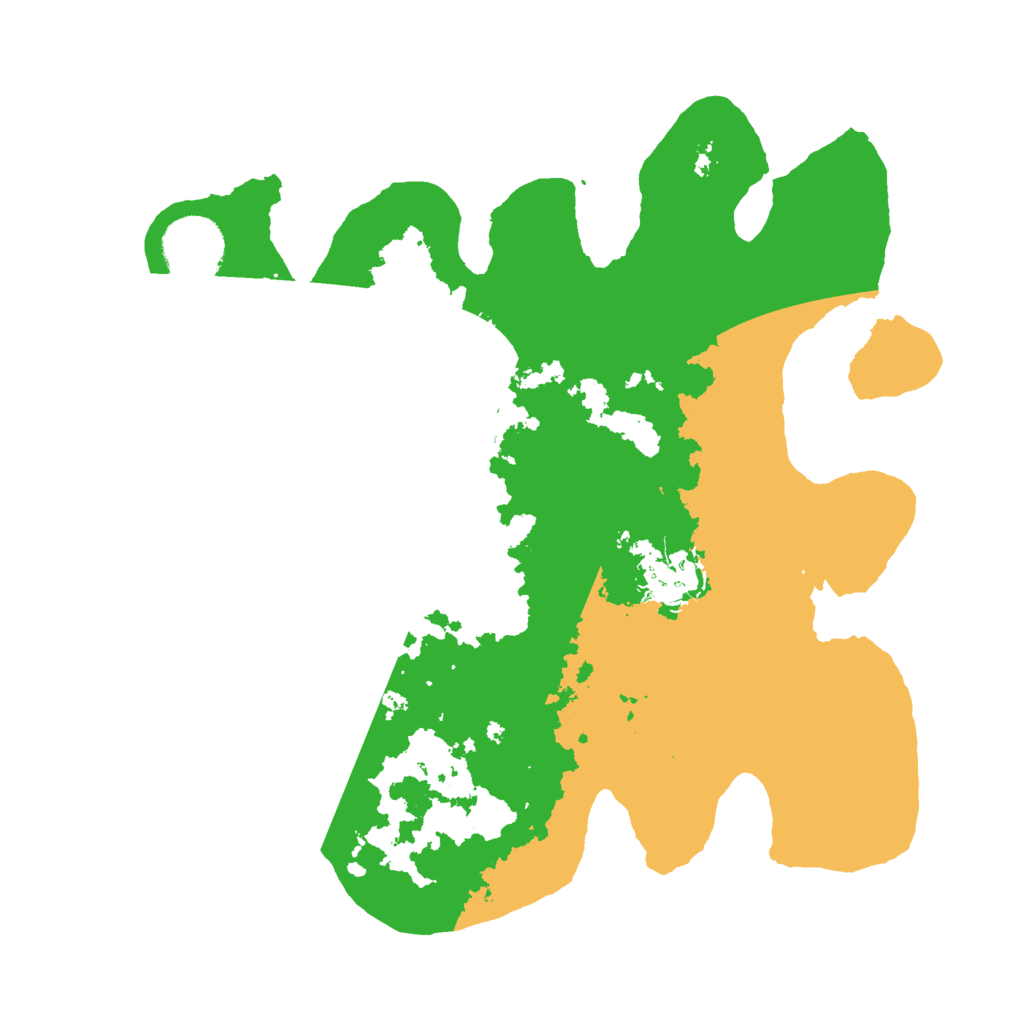 Biome Rust Map: Barren, Size: 2950, Seed: 12345