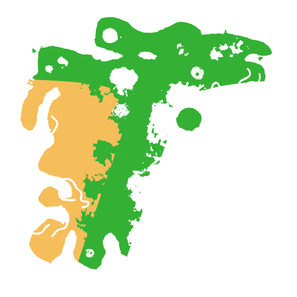 Biome Rust Map: Procedural Map, Size: 3500, Seed: 6146022