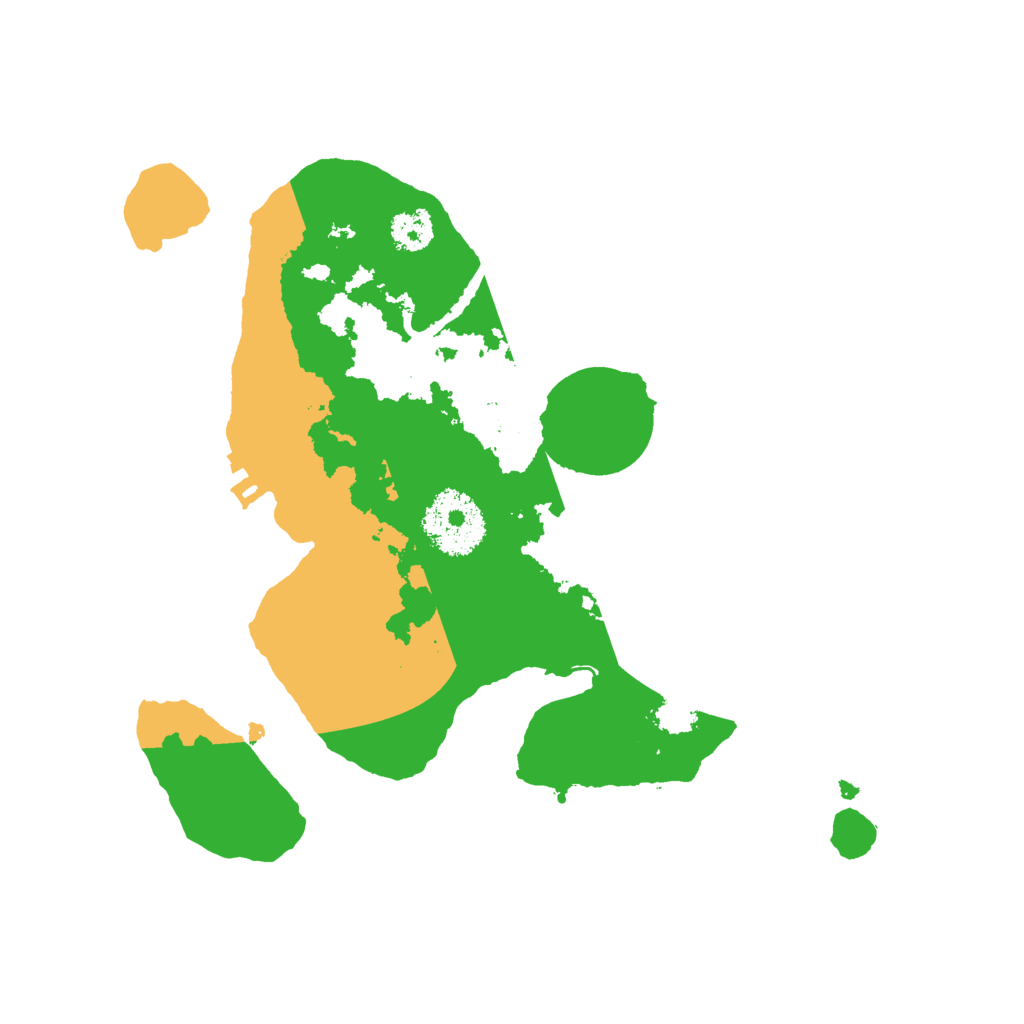 Biome Rust Map: Procedural Map, Size: 2500, Seed: 1006