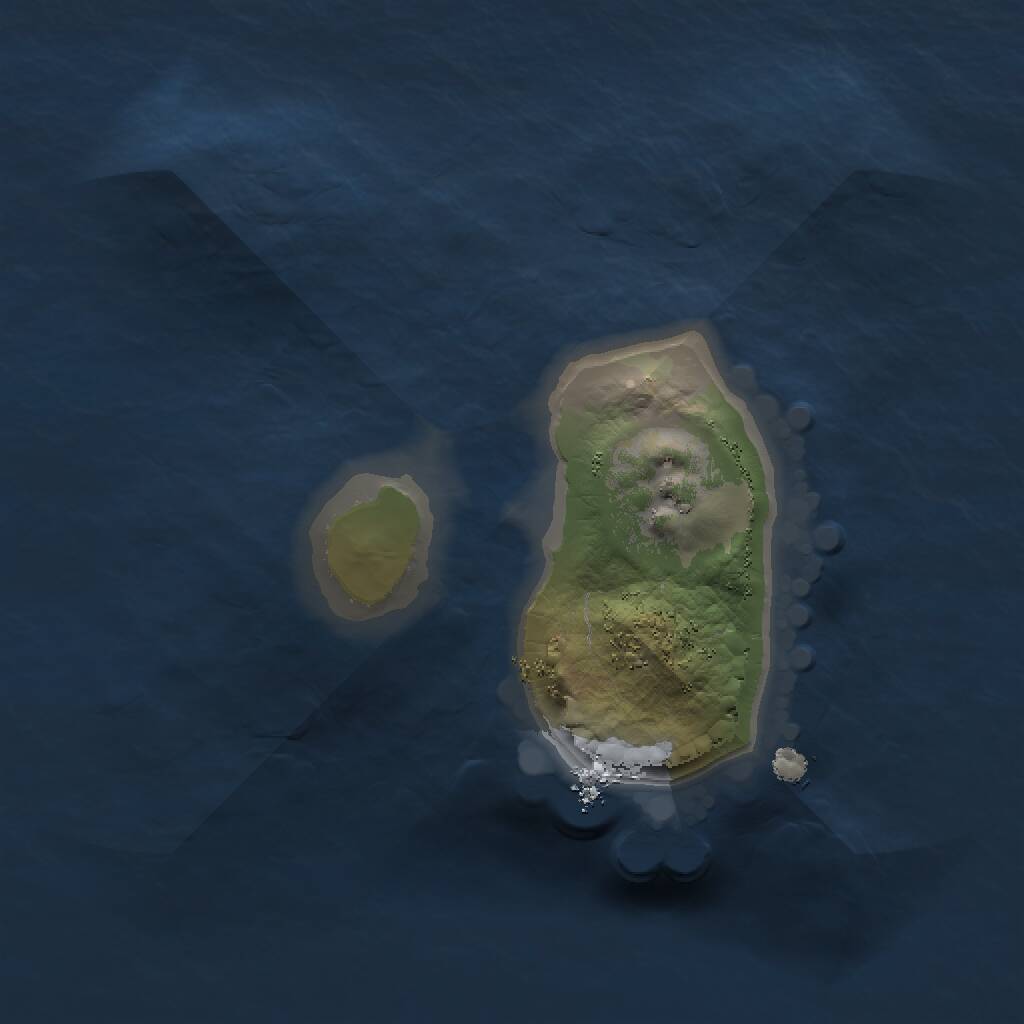 Rust Map: Procedural Map, Size: 1200, Seed: 7, 1 Monuments