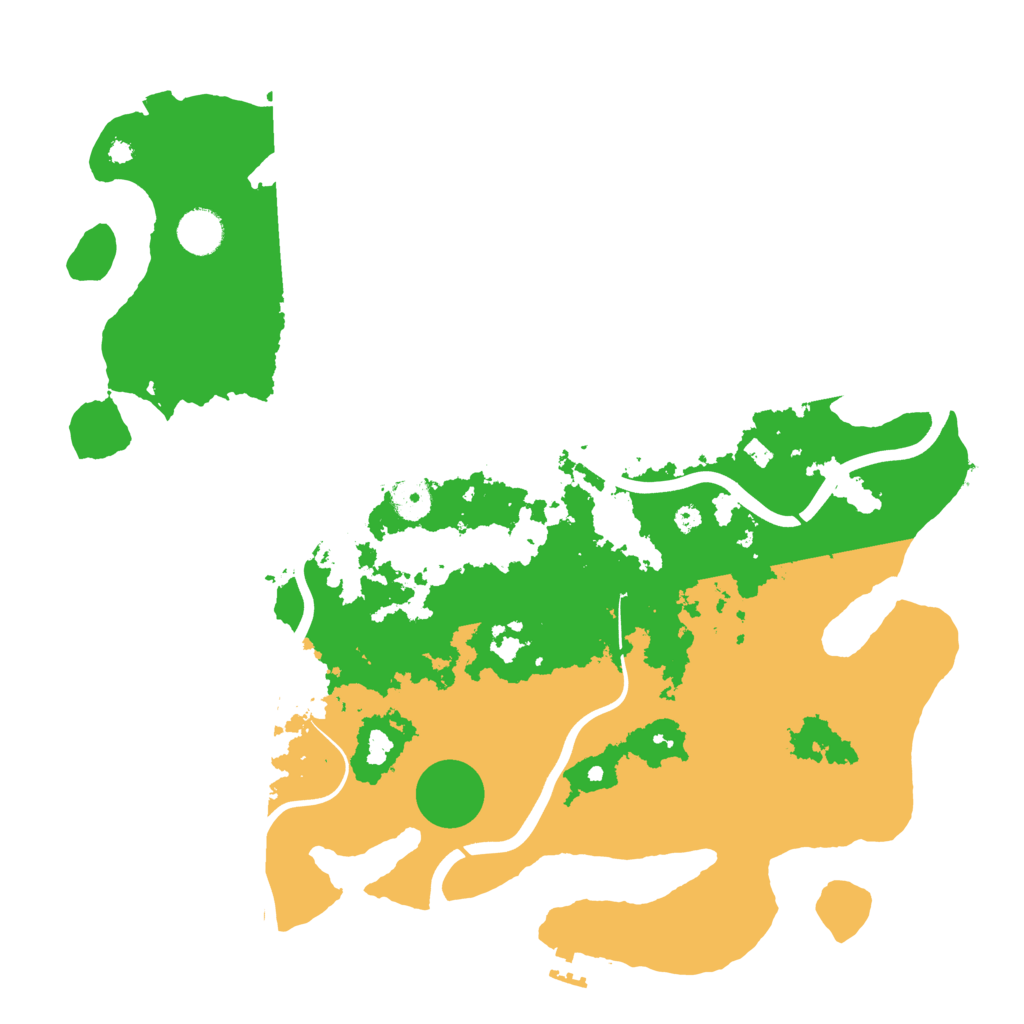 Biome Rust Map: Procedural Map, Size: 3950, Seed: 1664064288