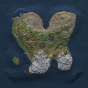 Thumbnail Rust Map: Procedural Map, Size: 2100, Seed: 50000, 7 Monuments