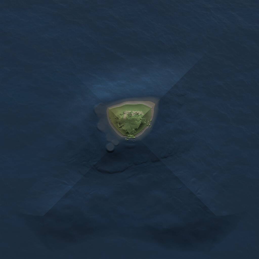 Rust Map: Procedural Map, Size: 1000, Seed: 169247821, 1 Monuments