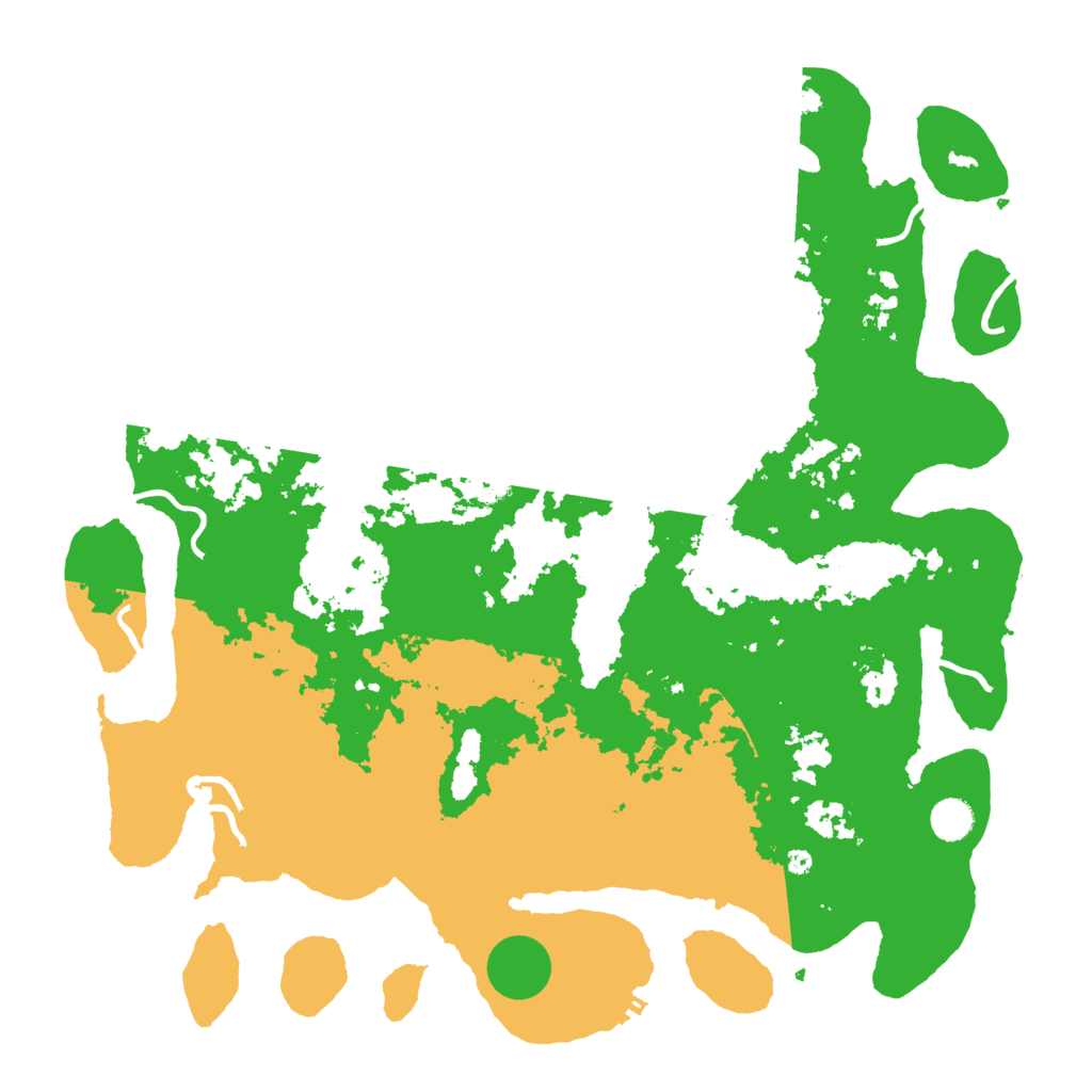 Biome Rust Map: Procedural Map, Size: 4500, Seed: 214645