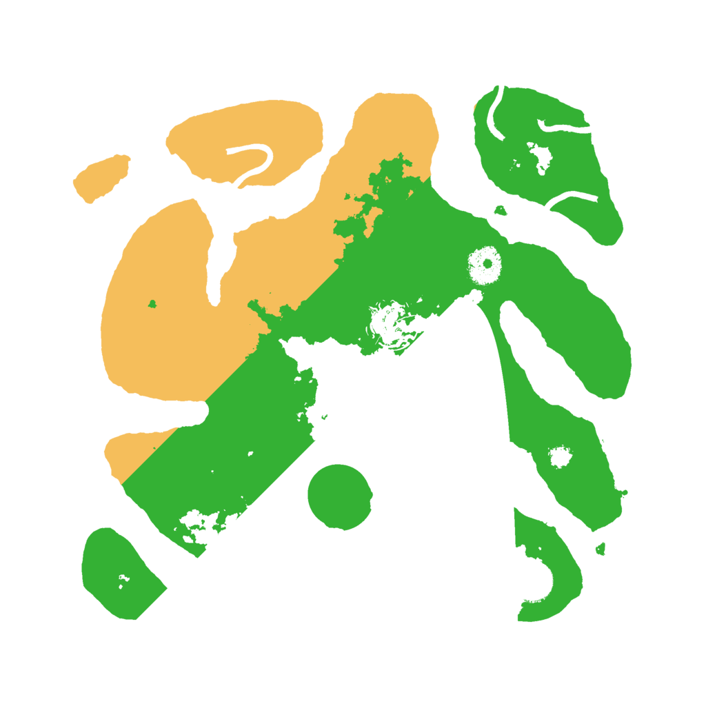 Biome Rust Map: Procedural Map, Size: 3000, Seed: 418679