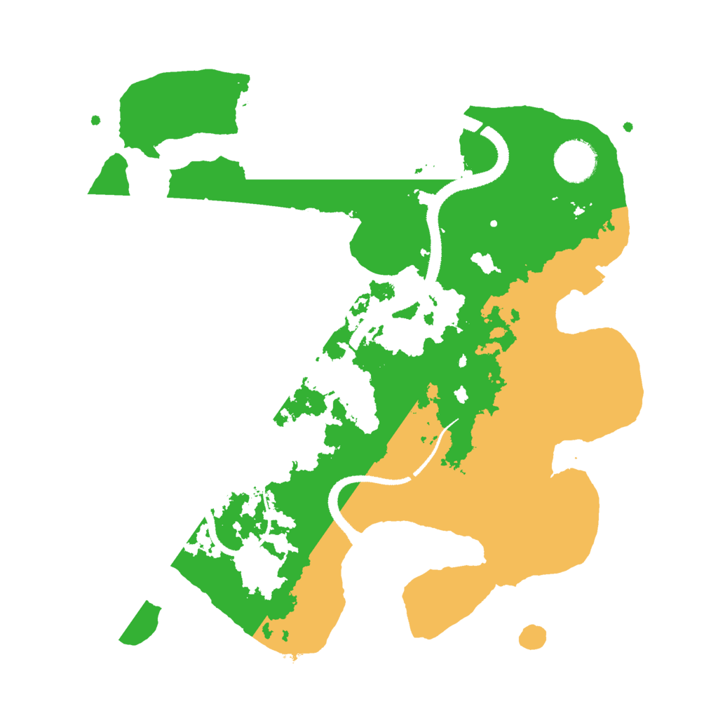Biome Rust Map: Procedural Map, Size: 3000, Seed: 743988