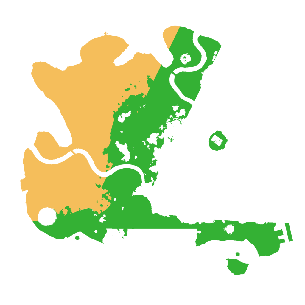 Biome Rust Map: Procedural Map, Size: 3000, Seed: 950441