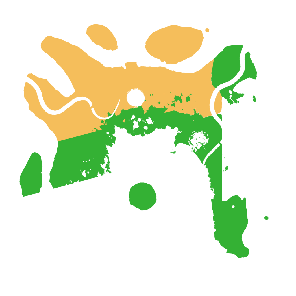 Biome Rust Map: Procedural Map, Size: 3000, Seed: 941469