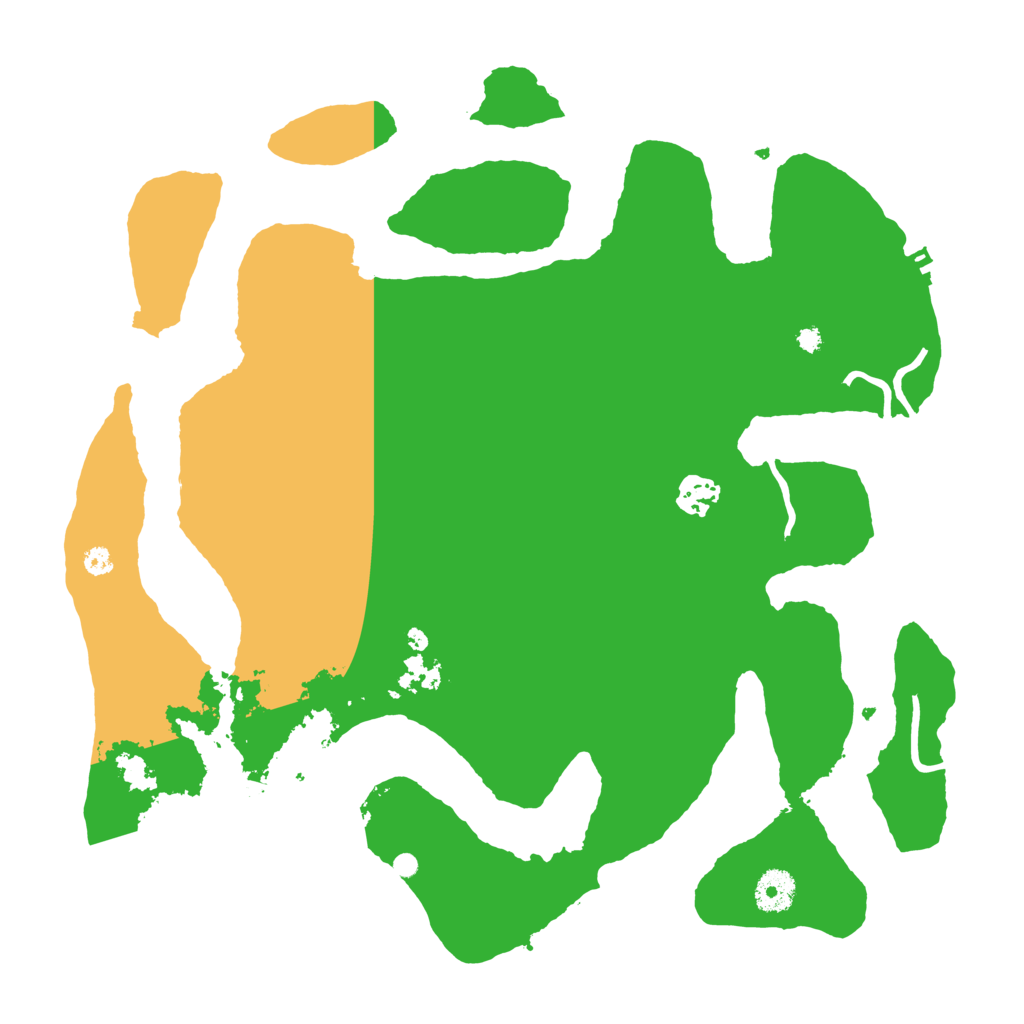 Biome Rust Map: Procedural Map, Size: 3700, Seed: 333971285