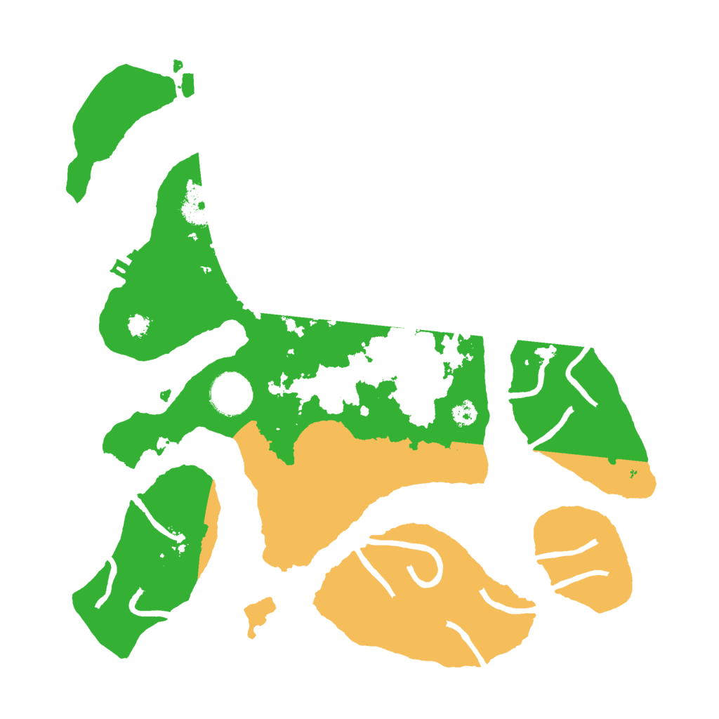 Biome Rust Map: Procedural Map, Size: 3000, Seed: 672149