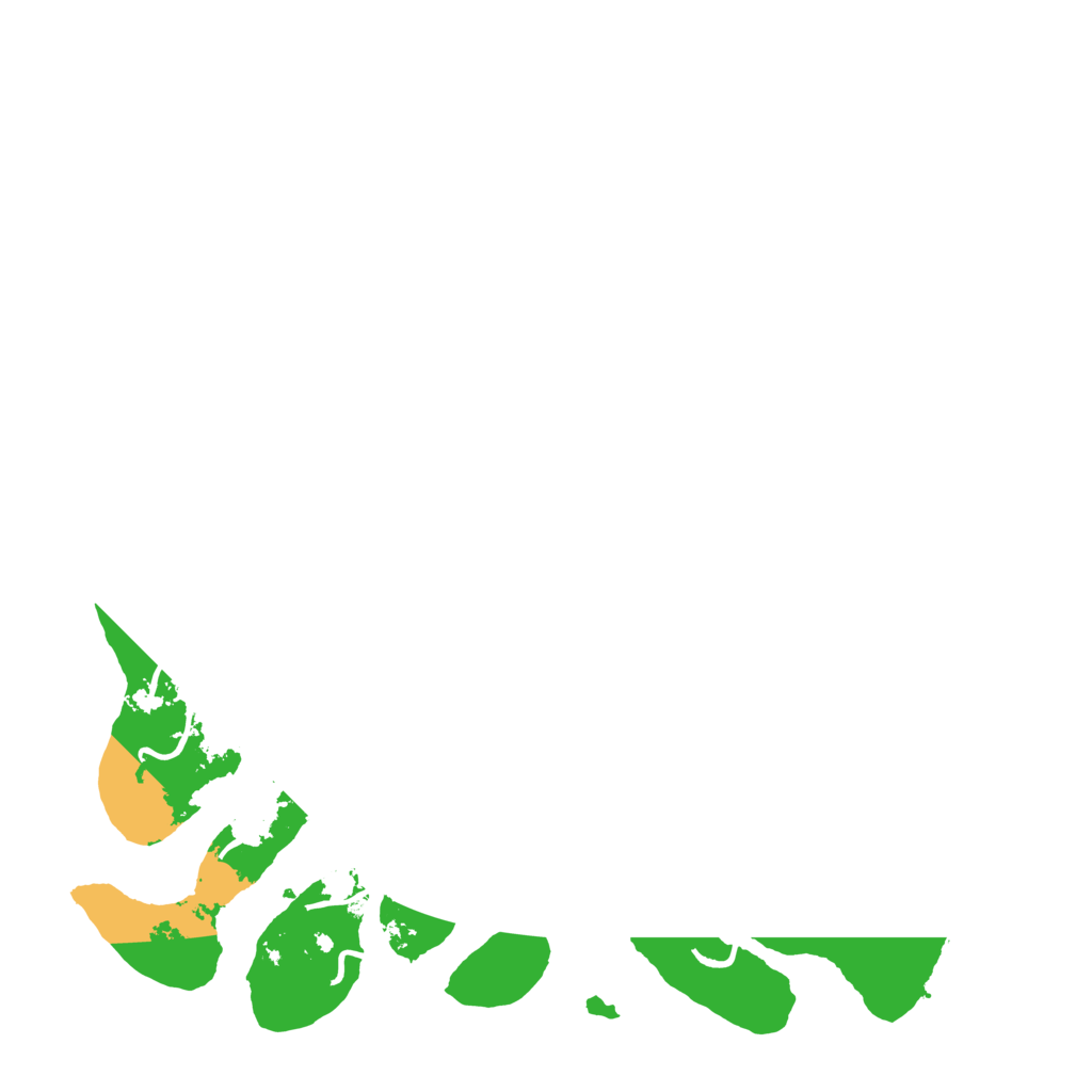 Biome Rust Map: Procedural Map, Size: 4500, Seed: 883722553