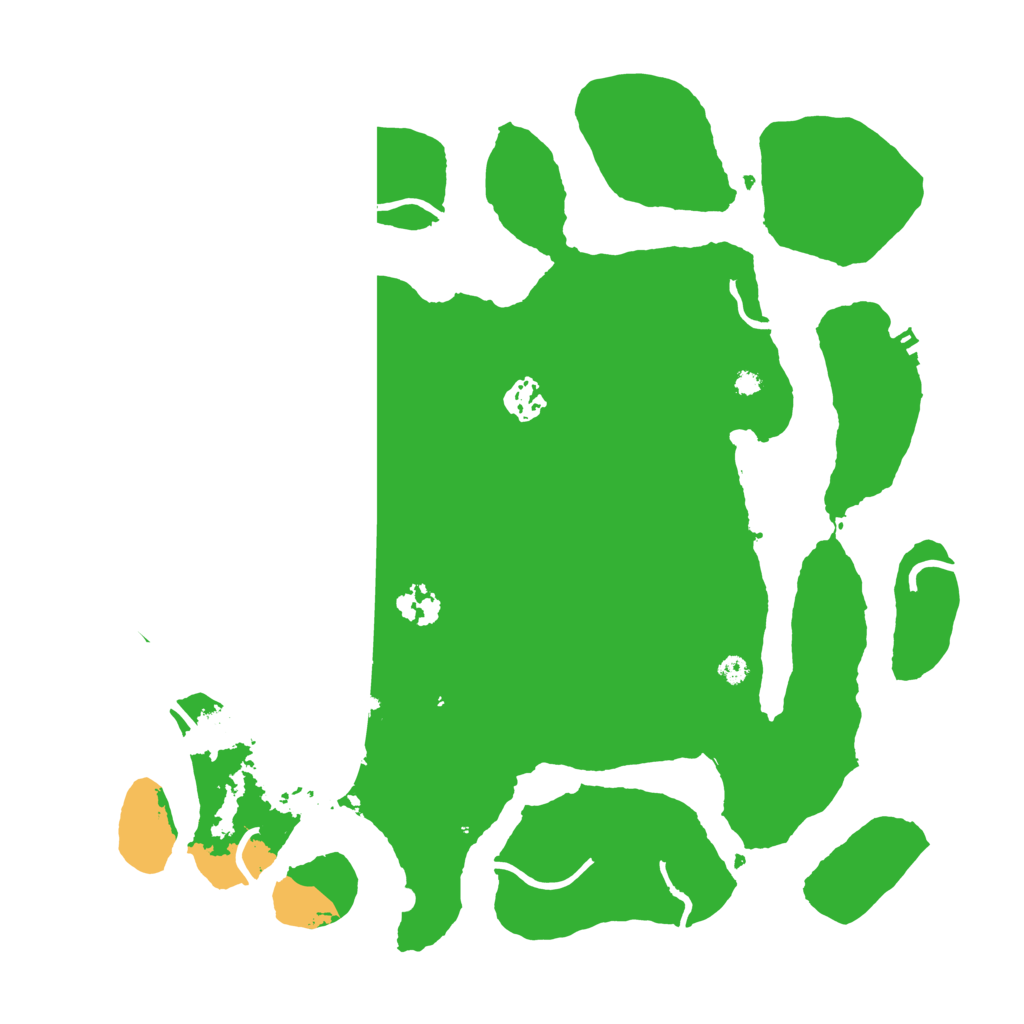 Biome Rust Map: Procedural Map, Size: 3700, Seed: 49518171