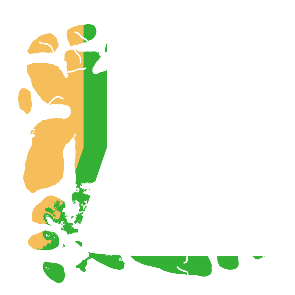 Biome Rust Map: Procedural Map, Size: 4600, Seed: 613425164