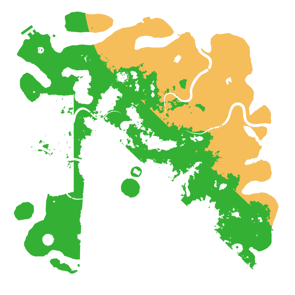 Biome Rust Map: Procedural Map, Size: 4500, Seed: 1048092387