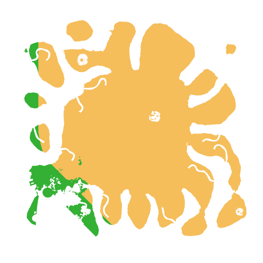 Biome Rust Map: Procedural Map, Size: 3500, Seed: 5234