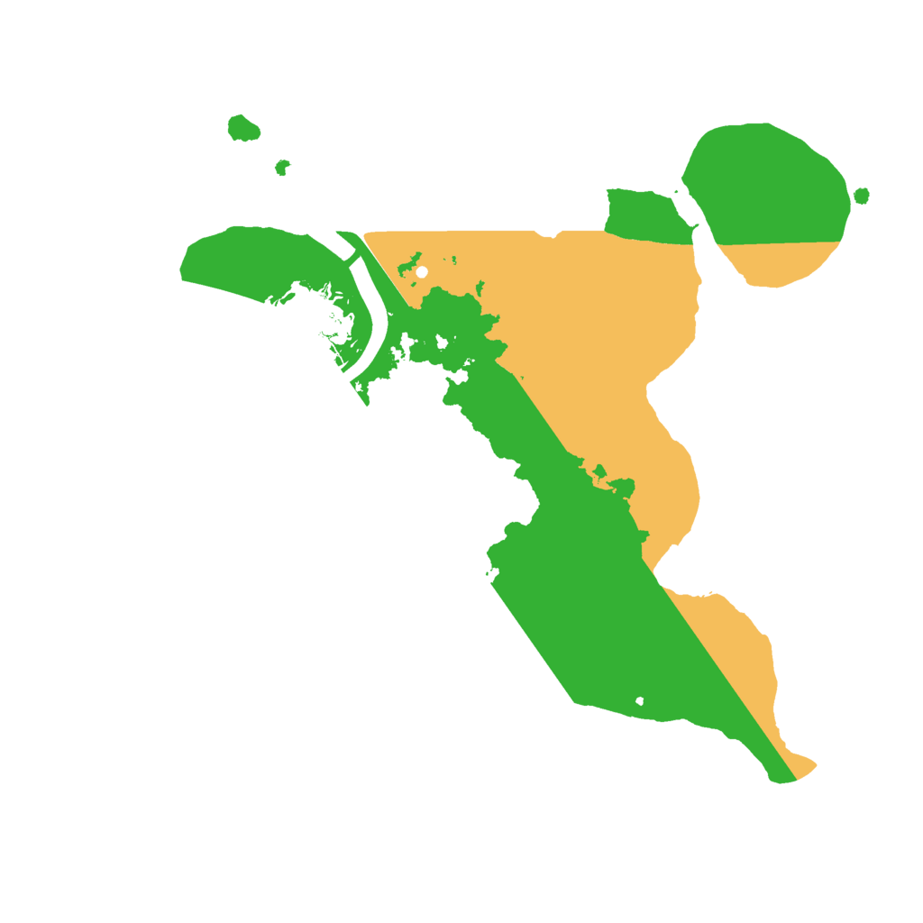 Biome Rust Map: Procedural Map, Size: 2300, Seed: 710