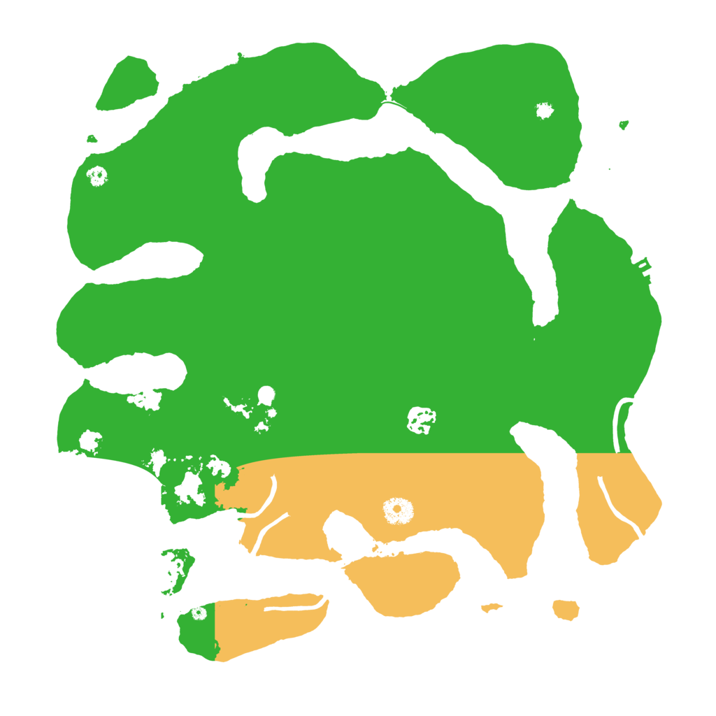 Biome Rust Map: Procedural Map, Size: 3700, Seed: 422890150