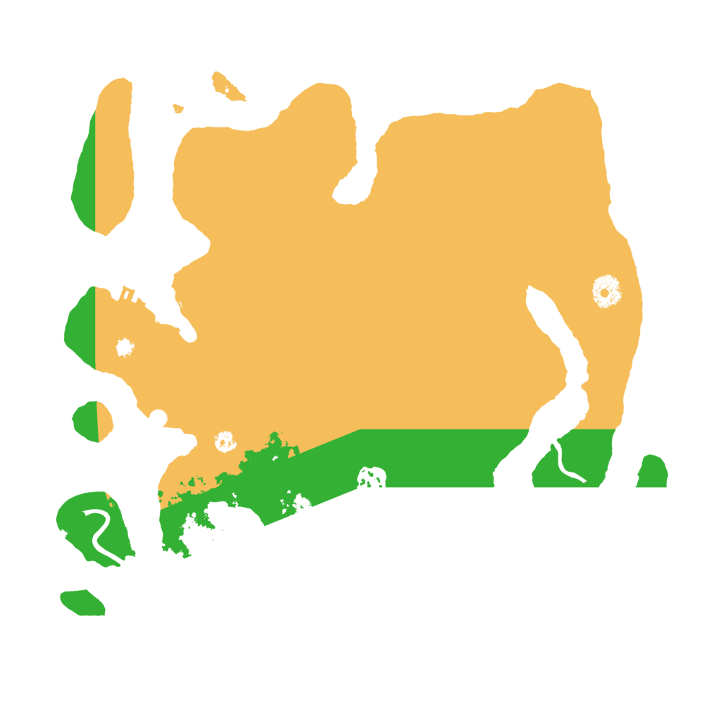 Biome Rust Map: Procedural Map, Size: 3500, Seed: 256178014