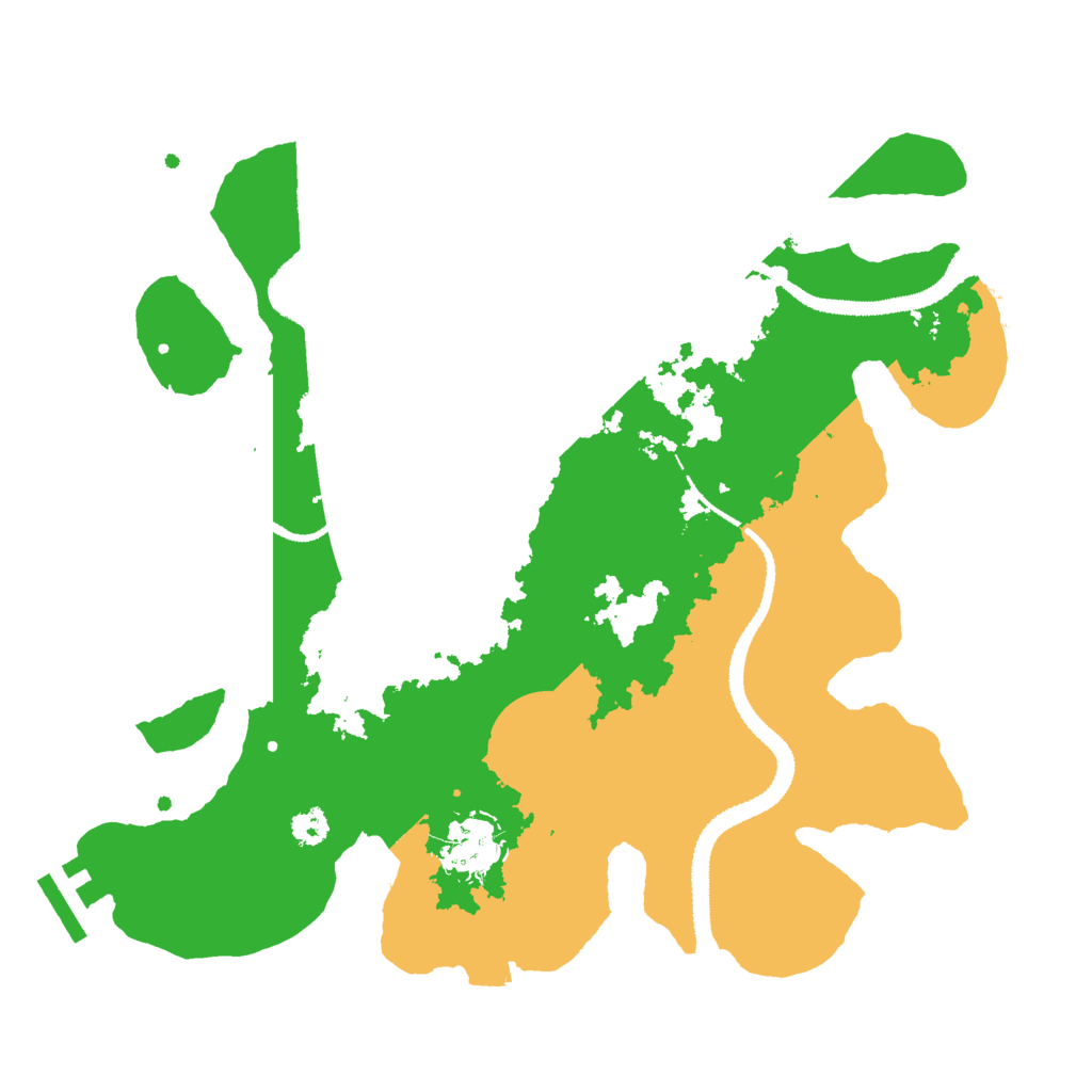 Biome Rust Map: Procedural Map, Size: 3000, Seed: 1681743521