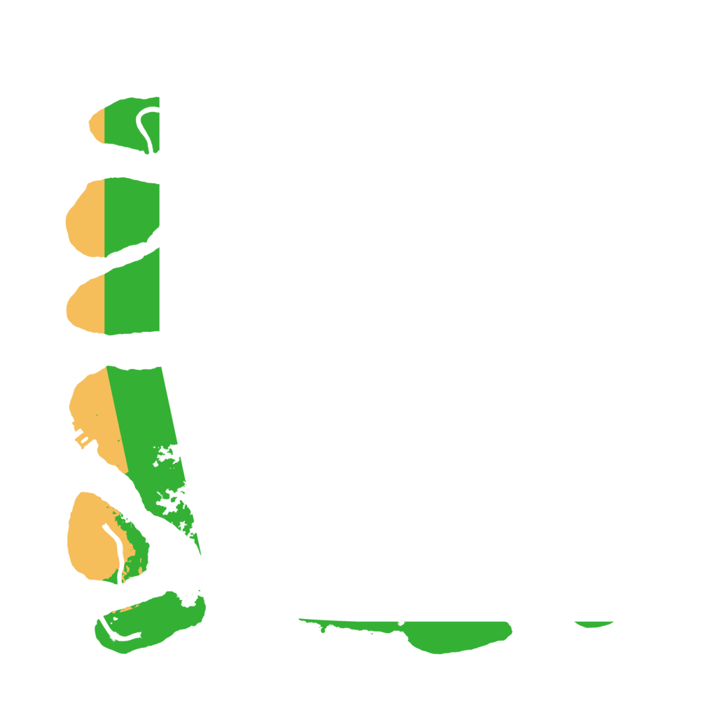 Biome Rust Map: Procedural Map, Size: 3500, Seed: 6950