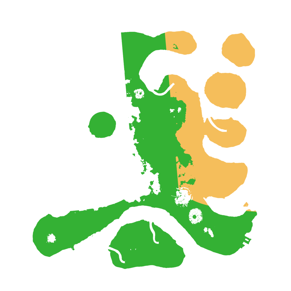 Biome Rust Map: Procedural Map, Size: 3000, Seed: 344503982