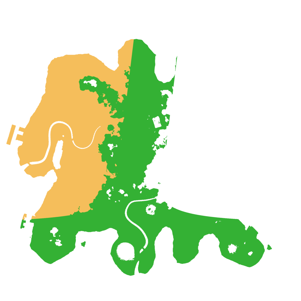 Biome Rust Map: Procedural Map, Size: 3000, Seed: 1843770720