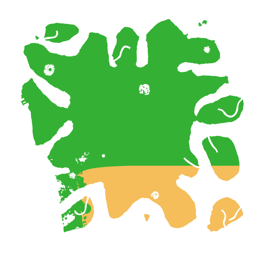 Biome Rust Map: Procedural Map, Size: 3500, Seed: 214211775