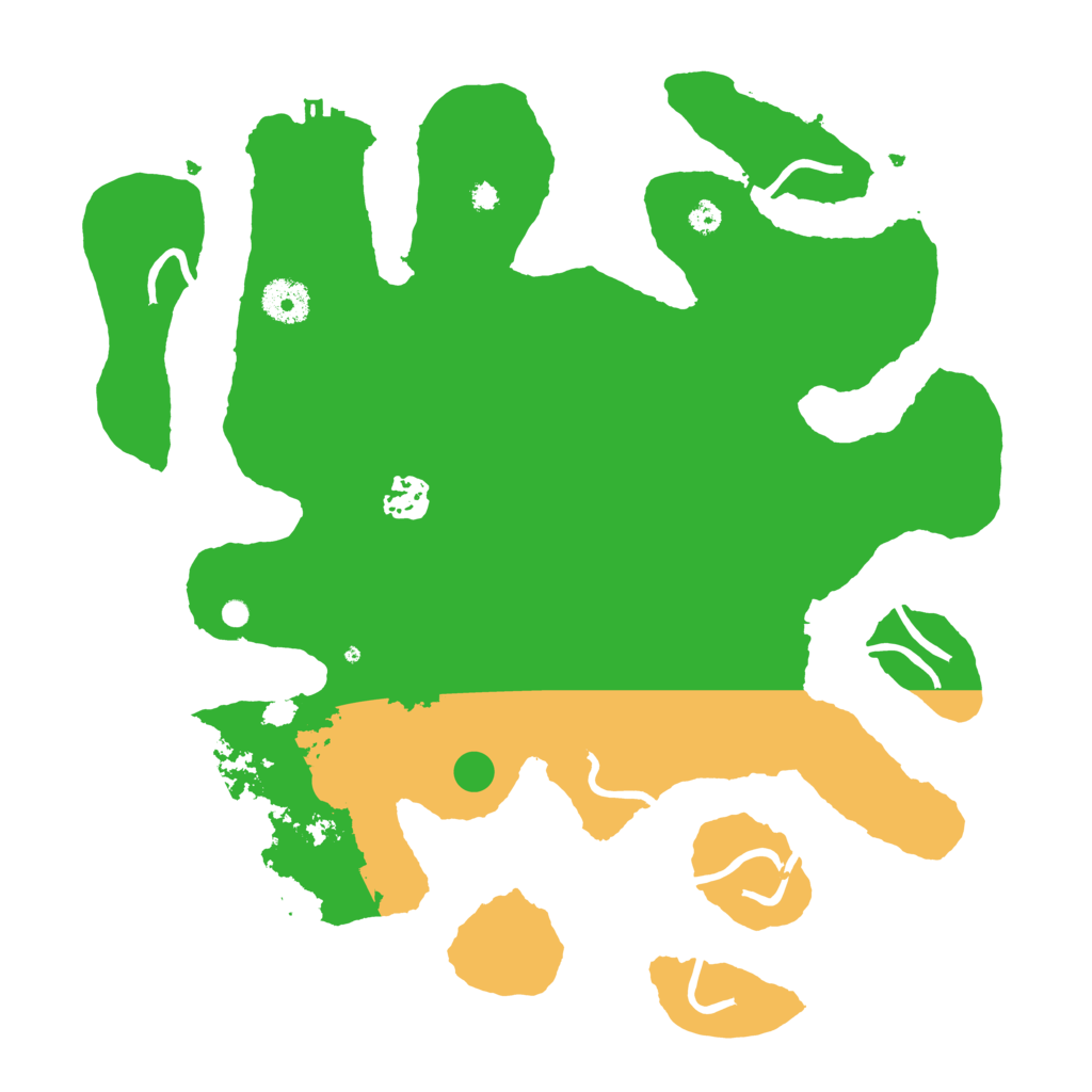 Biome Rust Map: Procedural Map, Size: 3550, Seed: 186488