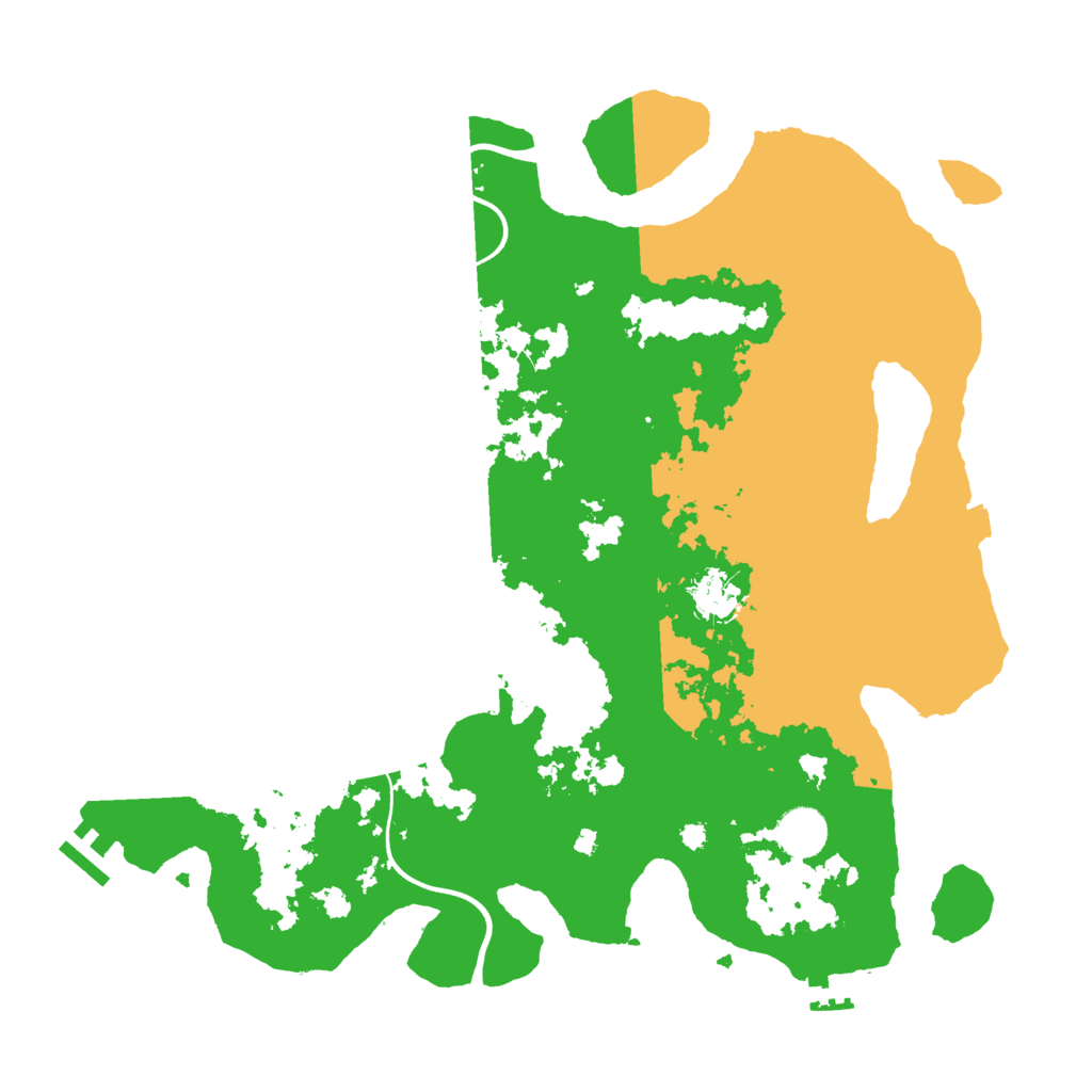 Biome Rust Map: Procedural Map, Size: 3790, Seed: 1239402300