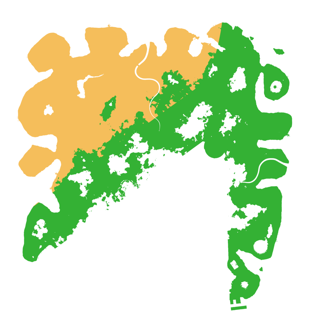 Biome Rust Map: Procedural Map, Size: 4000, Seed: 196410561