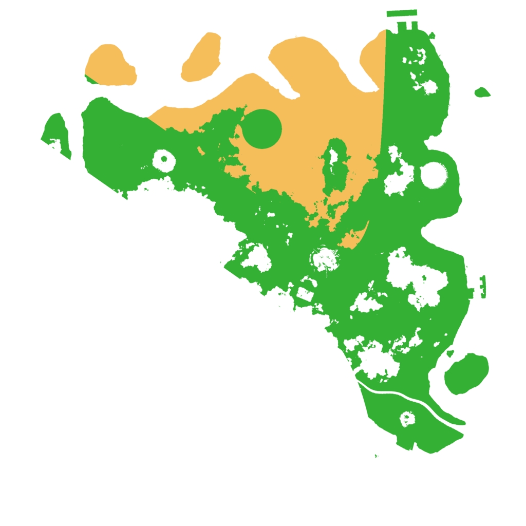 Biome Rust Map: Procedural Map, Size: 3500, Seed: 1875977377