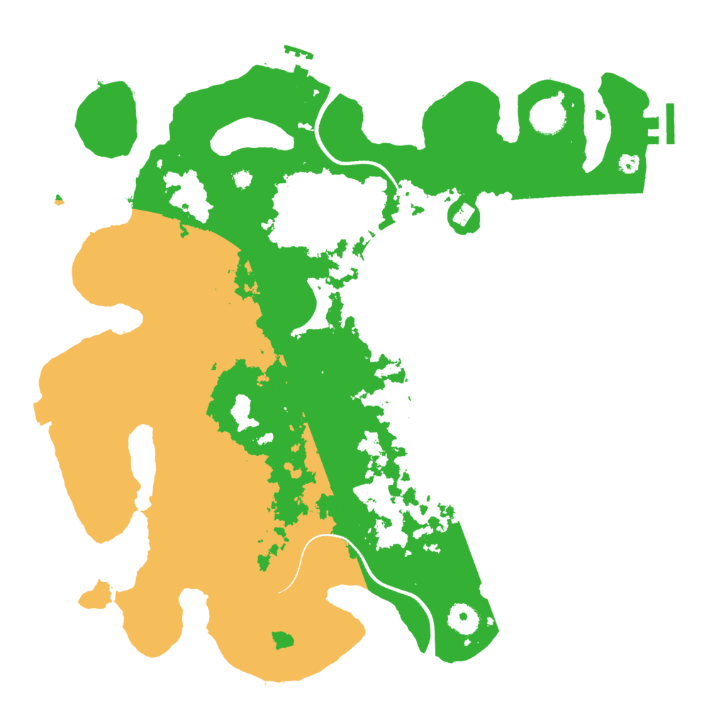 Biome Rust Map: Procedural Map, Size: 3600, Seed: 377721573