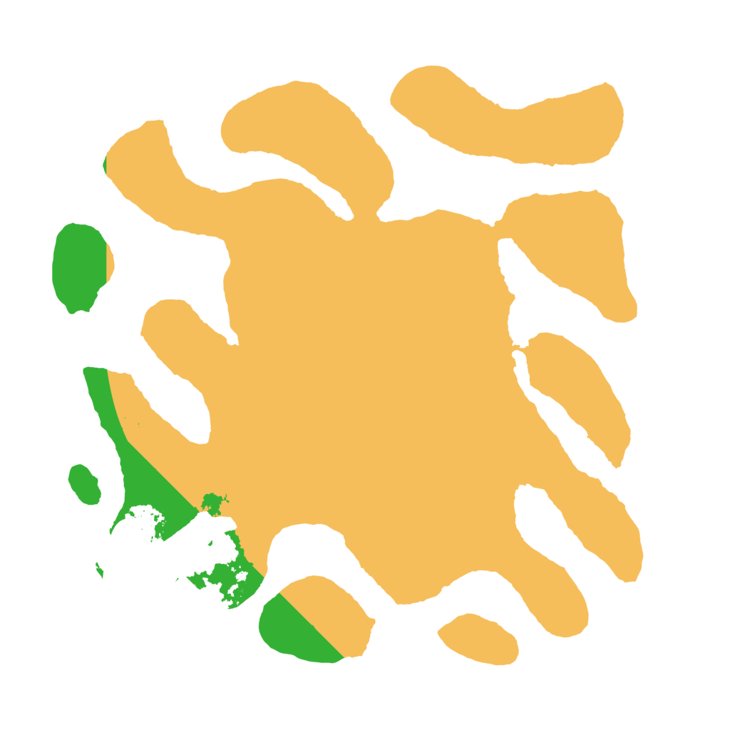 Biome Rust Map: Barren, Size: 3200, Seed: 2147001040