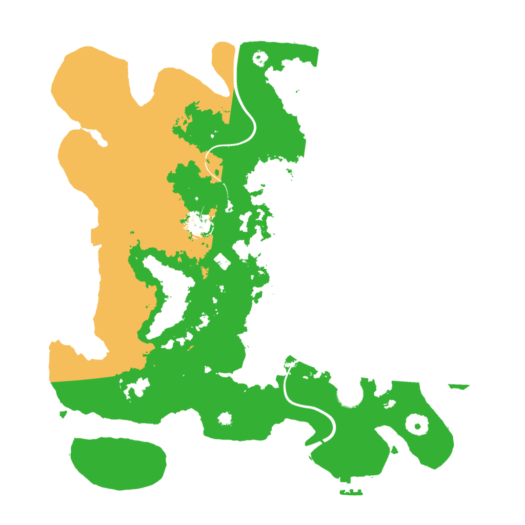 Biome Rust Map: Procedural Map, Size: 3500, Seed: 356977283