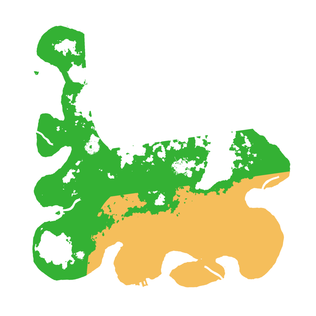 Biome Rust Map: Procedural Map, Size: 3500, Seed: 1191577794