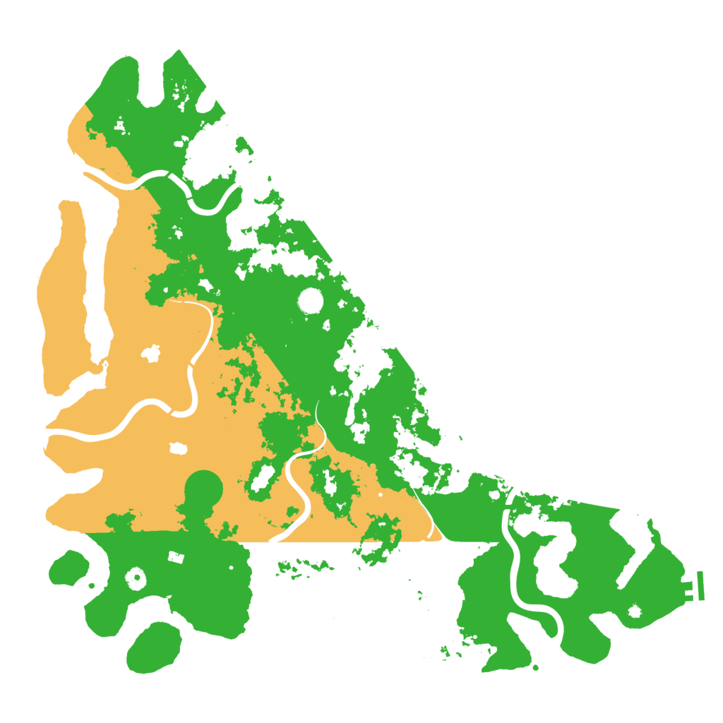 Biome Rust Map: Procedural Map, Size: 5000, Seed: 54314