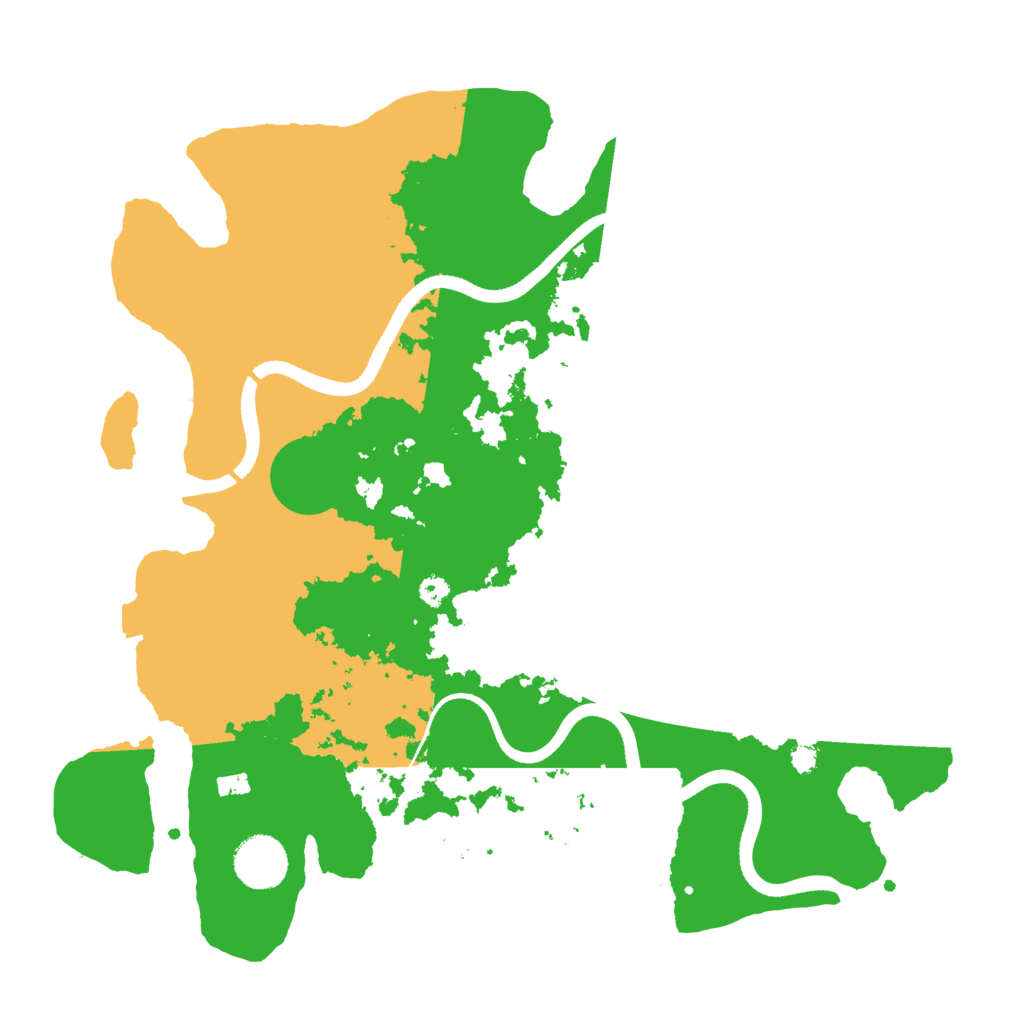 Biome Rust Map: Procedural Map, Size: 3500, Seed: 126251361