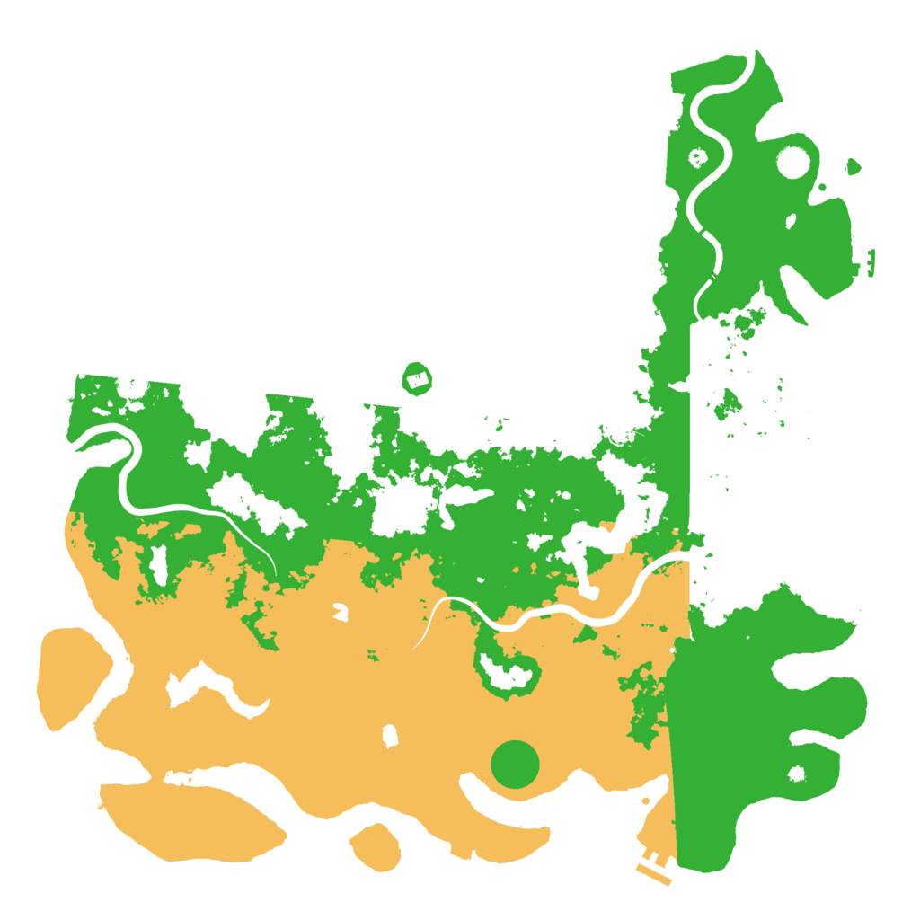 Biome Rust Map: Procedural Map, Size: 5000, Seed: 1171308781