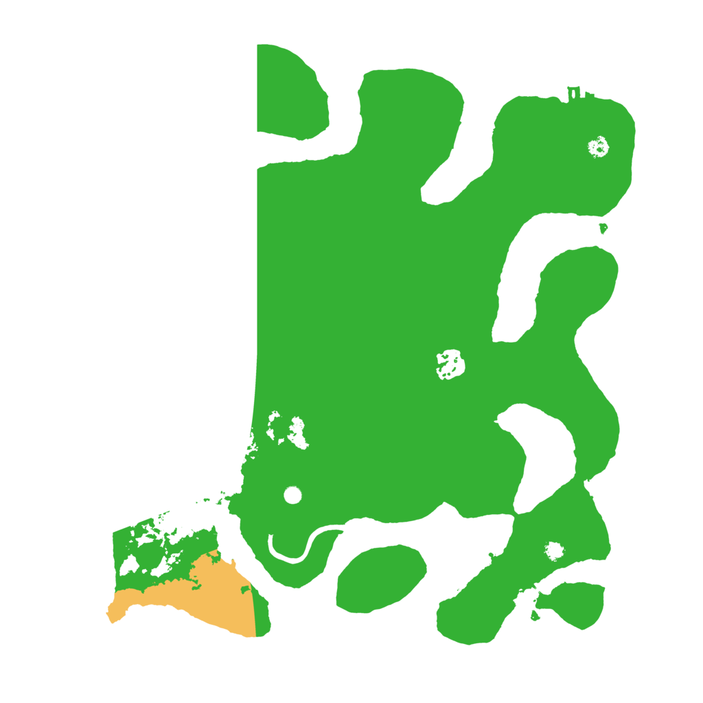 Biome Rust Map: Procedural Map, Size: 3500, Seed: 21409