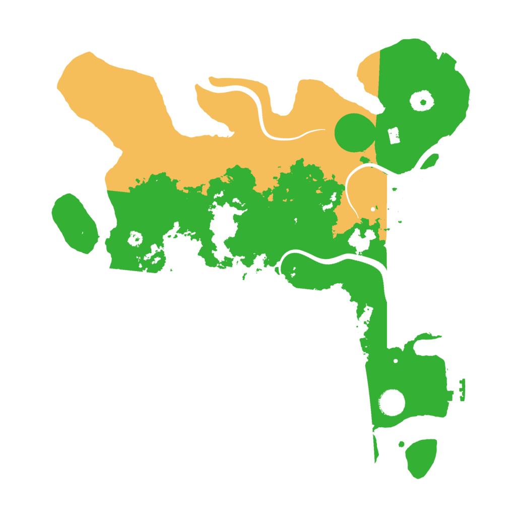 Biome Rust Map: Procedural Map, Size: 3500, Seed: 1803186822