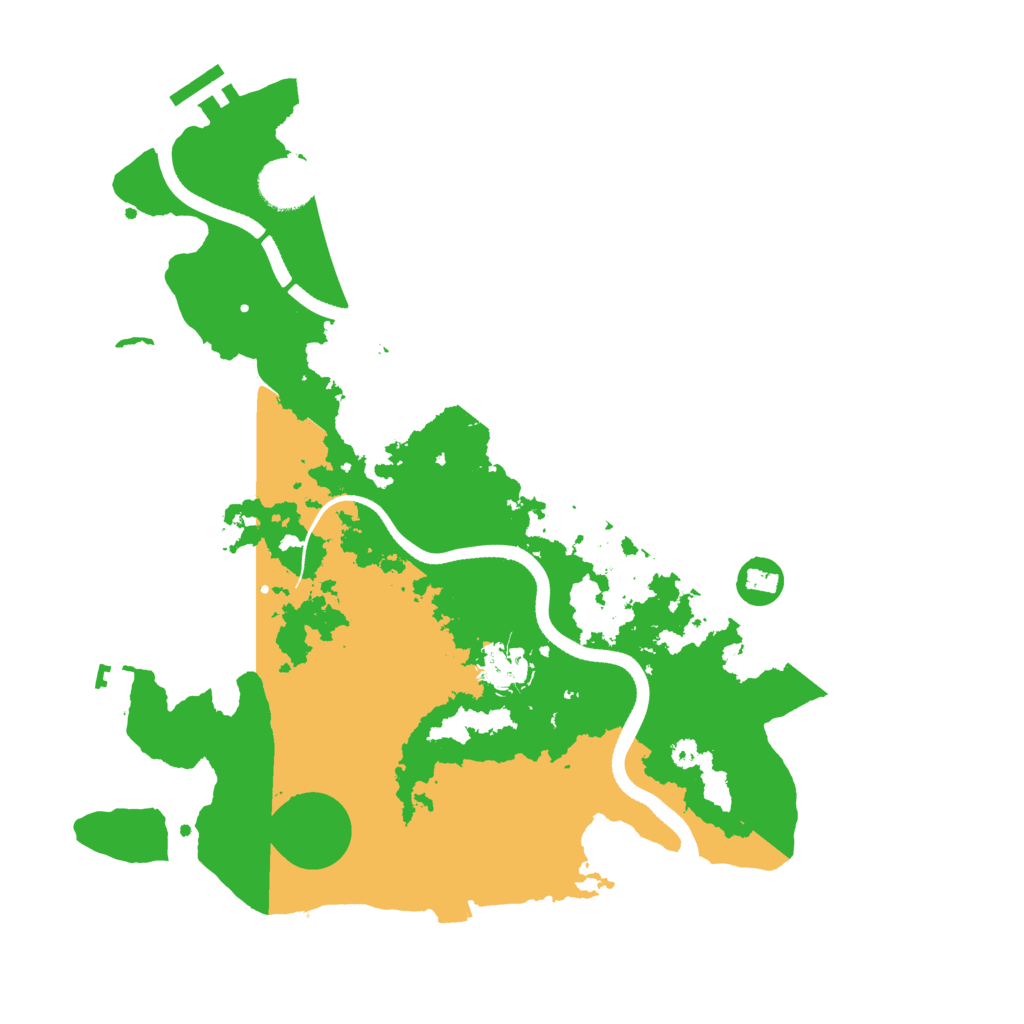 Biome Rust Map: Procedural Map, Size: 3500, Seed: 139406999